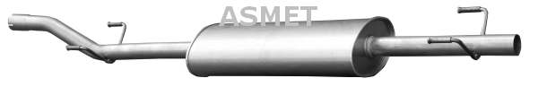 Средний глушитель выхлопных газов - 02.046 ASMET