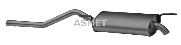 Глушитель выхлопных газов конечный - 03.074 ASMET