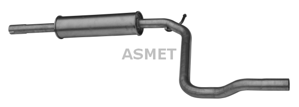 Silenziatore centrale - 03.075 ASMET