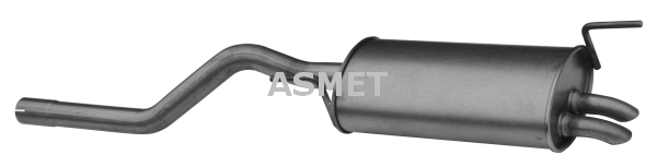 Глушитель выхлопных газов конечный - 03.084 ASMET