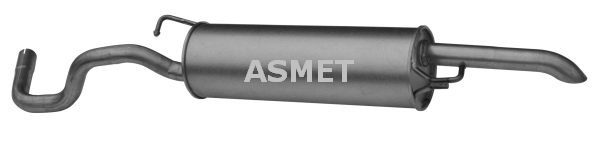 Silenziatore posteriore - 03.092 ASMET