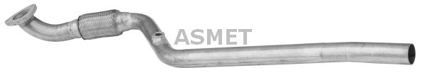 Tubo gas scarico - 05.154 ASMET