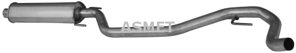 Silenziatore anteriore - 05.169 ASMET