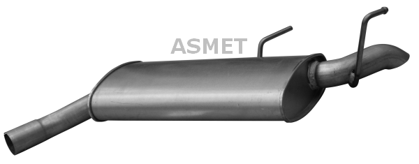 Silenziatore posteriore - 05.178 ASMET