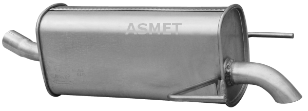 Silenziatore posteriore - 05.180 ASMET