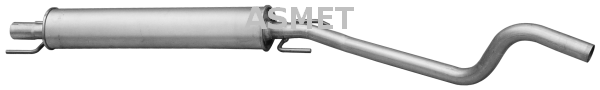 Средний глушитель выхлопных газов - 05.181 ASMET