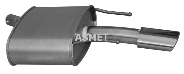 Silenziatore posteriore - 05.208 ASMET