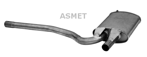 Средний глушитель выхлопных газов - 06.017 ASMET