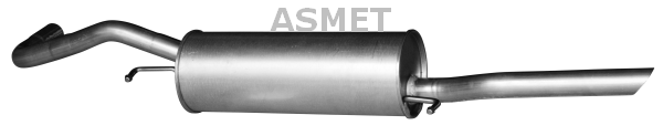 Silenziatore posteriore - 06.018 ASMET
