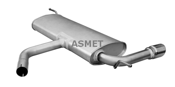 Глушитель выхлопных газов конечный - 06.025 ASMET