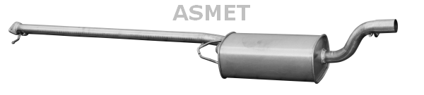 Средний глушитель выхлопных газов - 07.192 ASMET