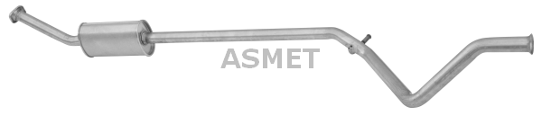 Средний глушитель выхлопных газов - 08.053 ASMET