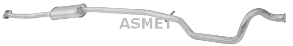 Предглушитель выхлопных газов - 08.071 ASMET