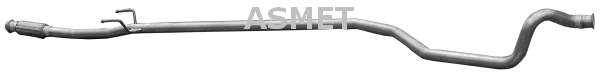 Труба выхлопного газа - 08.081 ASMET
