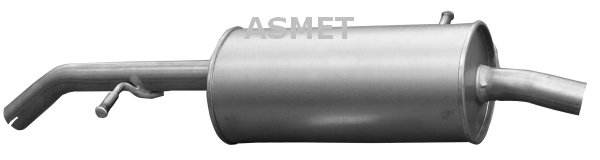 Silenziatore posteriore - 09.071 ASMET