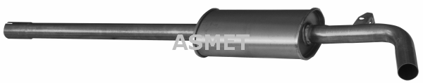 Silenziatore centrale - 10.102 ASMET