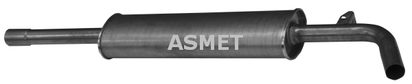 Средний глушитель выхлопных газов - 10.103 ASMET