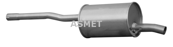 Silenziatore posteriore - 10.110 ASMET