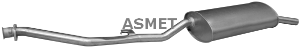 Silenziatore posteriore - 12.021 ASMET