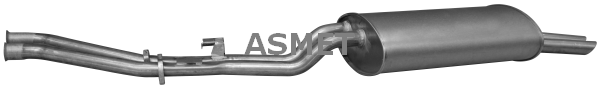 Silenziatore posteriore - 12.023 ASMET