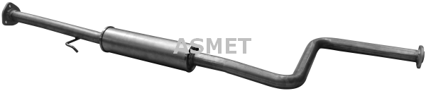 Средний глушитель выхлопных газов - 13.013 ASMET