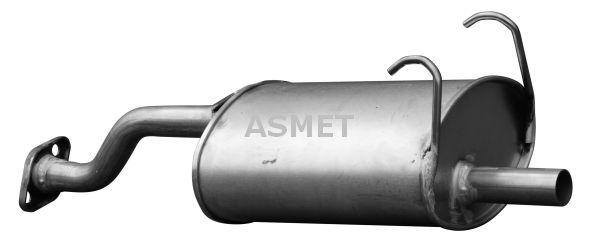 Глушитель выхлопных газов конечный - 13.017 ASMET