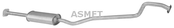 Silenziatore centrale - 14.034 ASMET