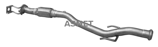 Труба выхлопного газа - 15.017 ASMET