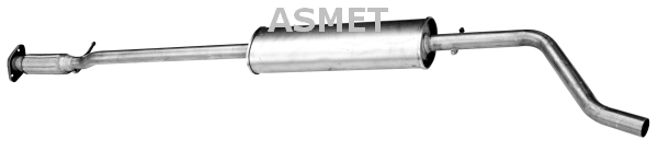 Middle Silencer - 16.050 ASMET
