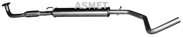 Middle Silencer - 16.064 ASMET