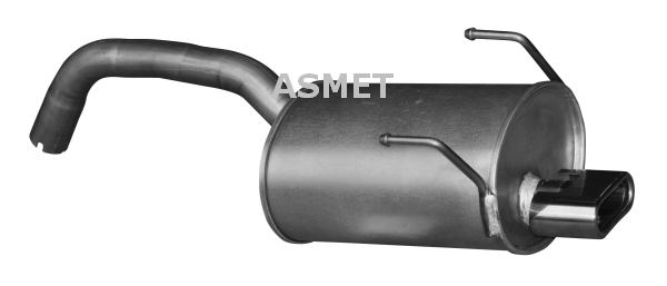 Silenziatore posteriore - 16.088 ASMET