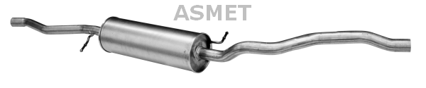Middle Silencer - 19.033 ASMET