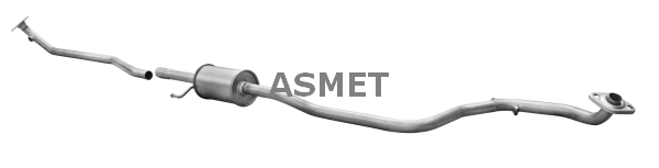 Средний глушитель выхлопных газов - 20.042 ASMET