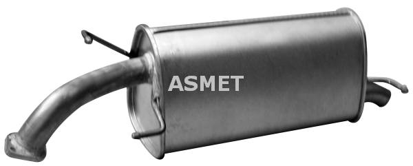 Silenziatore posteriore - 31.001 ASMET