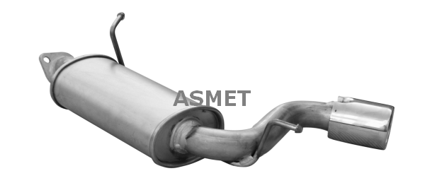 Silenziatore posteriore - 31.008 ASMET