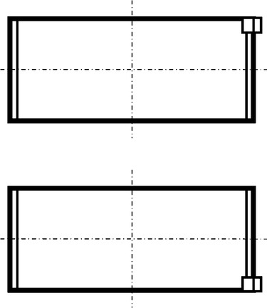 Kit bronzine di biella - 37174600 KOLBENSCHMIDT