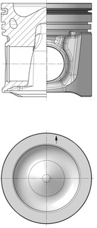 Piston - 40041600 KOLBENSCHMIDT