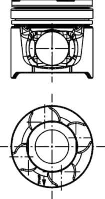 Pistone - 40217600 KOLBENSCHMIDT