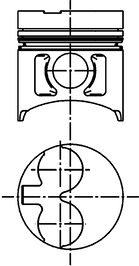 Pistone - 41529620 KOLBENSCHMIDT