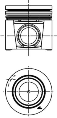Pistone - 41707610 KOLBENSCHMIDT