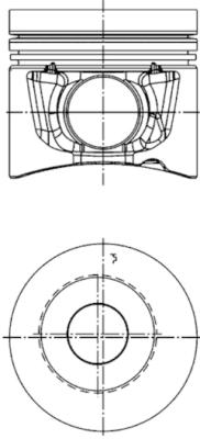 stūmoklis - 40289600 KOLBENSCHMIDT