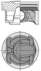 Pistone - 40315600 KOLBENSCHMIDT
