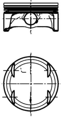 stūmoklis - 40348600 KOLBENSCHMIDT