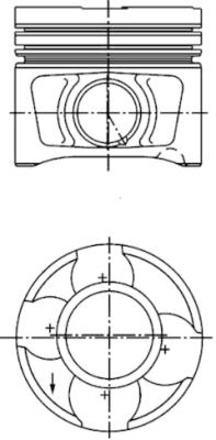 stūmoklis - 40356600 KOLBENSCHMIDT