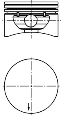 Piston - 40380600 KOLBENSCHMIDT
