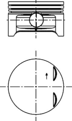 stūmoklis - 40383600 KOLBENSCHMIDT
