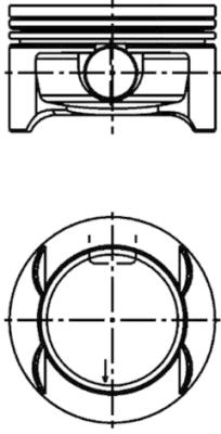 Piston - 40384600 KOLBENSCHMIDT
