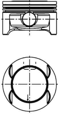 Piston - 40385600 KOLBENSCHMIDT