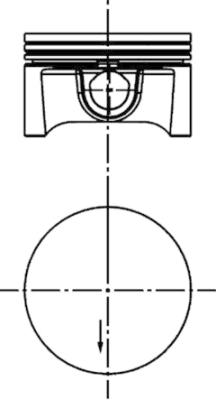 stūmoklis - 40388600 KOLBENSCHMIDT