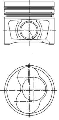 Pistone - 40409600 KOLBENSCHMIDT
